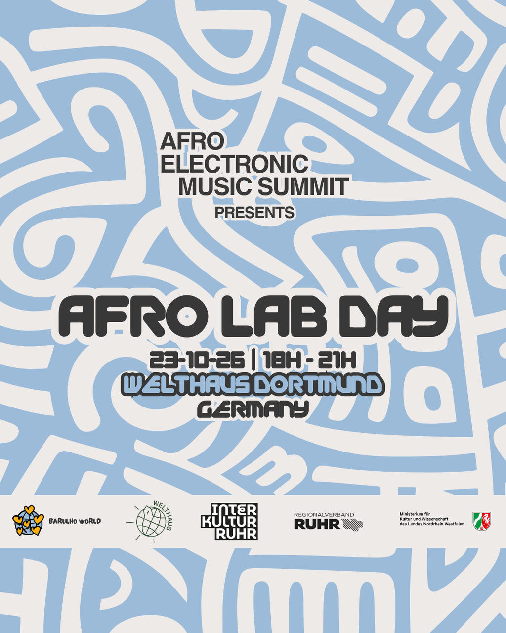 AFRO LAB DAY by AEM SUMMIT - 23-OCT-26 @ Junkyard Dortmund